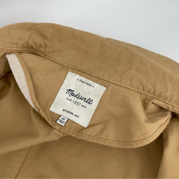 Madewell Prospect Jacket Dark Sahara Tan Khaki XS - Picture 8 of 8